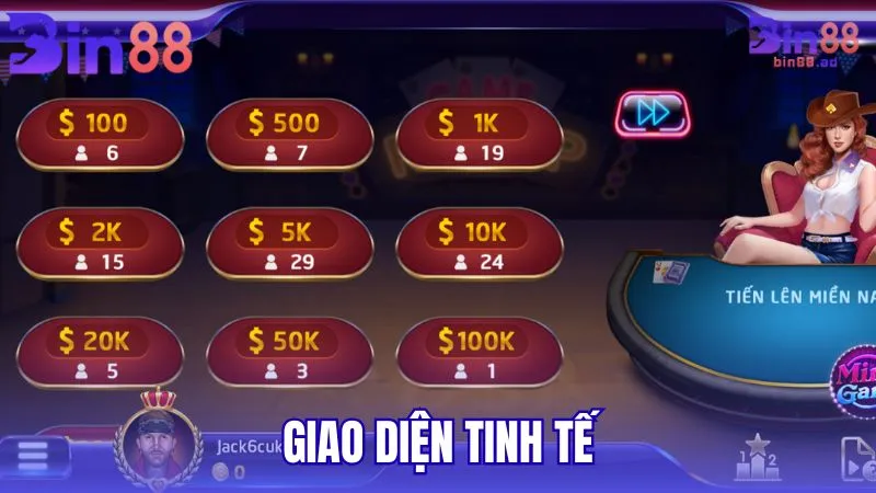 Giao diện tinh tế