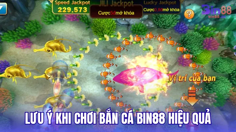 Lưu ý khi chơi Bắn Cá BIN88 hiệu quả